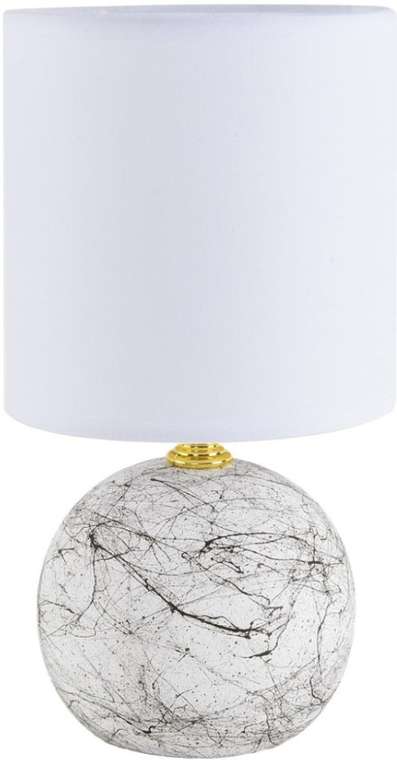 Настольная лампа Lumion Vilana 8166/1T белый, керамика/текстиль E14 1*40W 220V