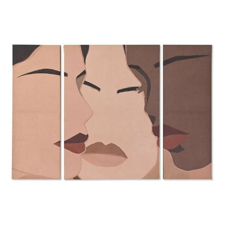 Набор из трех картин Скандинавский женщины 140 x 3,8 x 100 cm