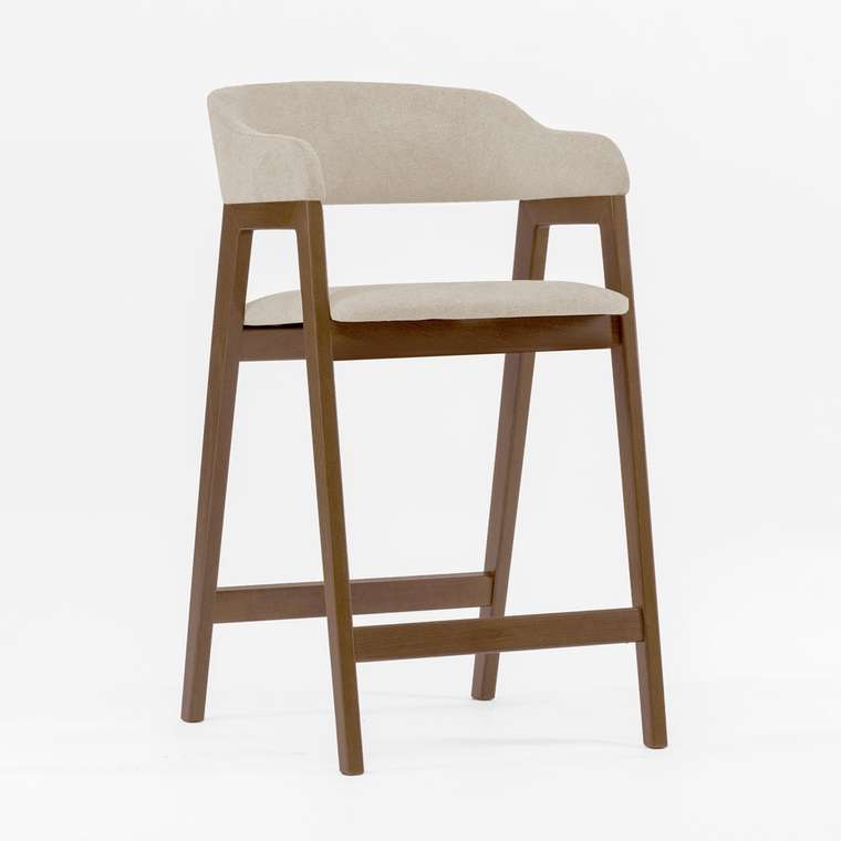 Барный стул Челси бежево-коричневого цвета