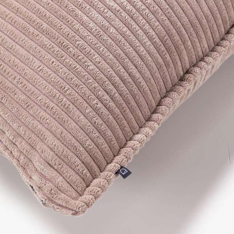 Чехол для декоративной подушки Wilma fabric light pink розового цвета
