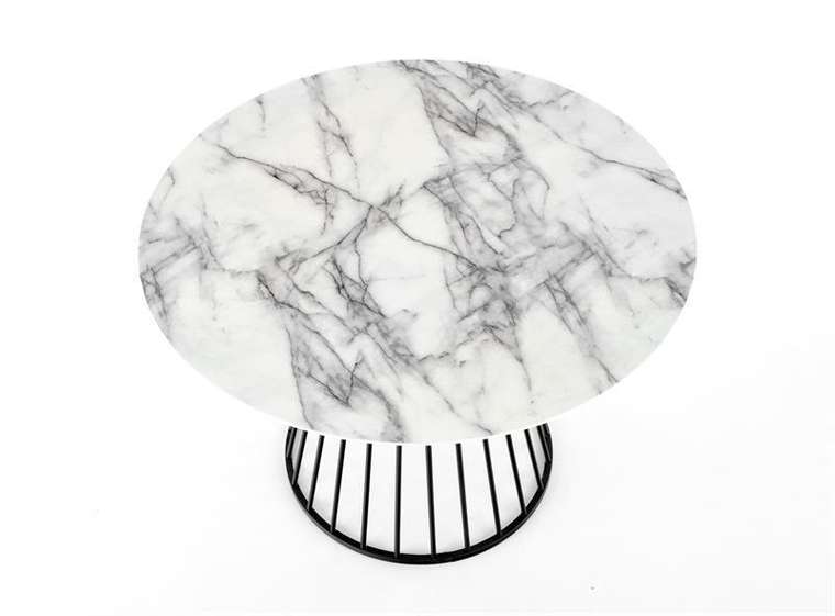 Стол обеденный Brodway бело-черного цвета