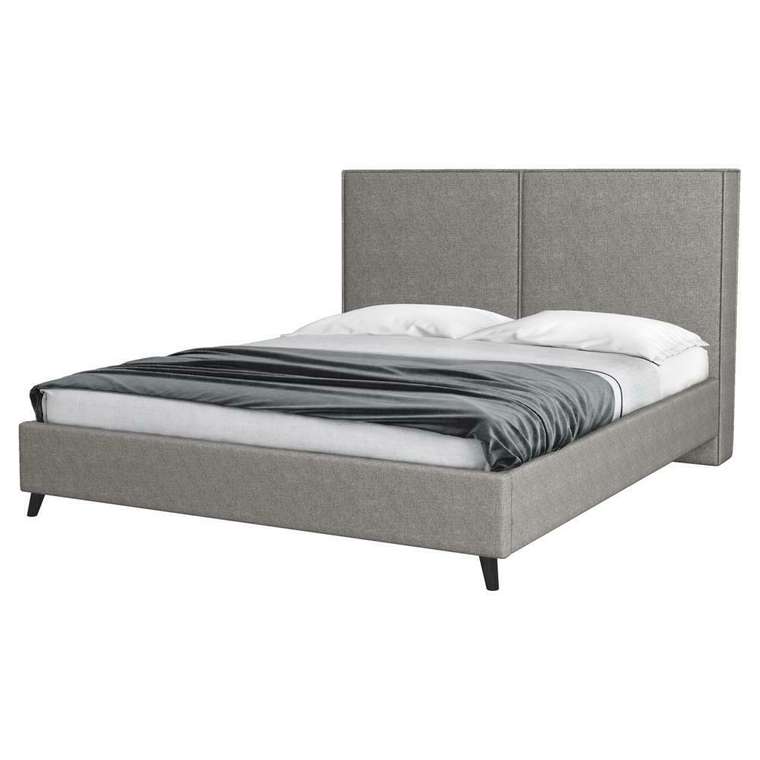 Кровать без основания Style Atlin 140x200 серого цвета 