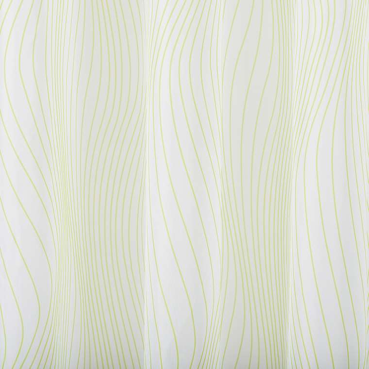 Тюль Karim 280х270 бело-зеленого цвета