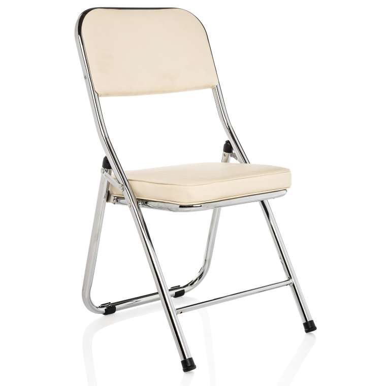Стул Chair раскладной бежевого цвета