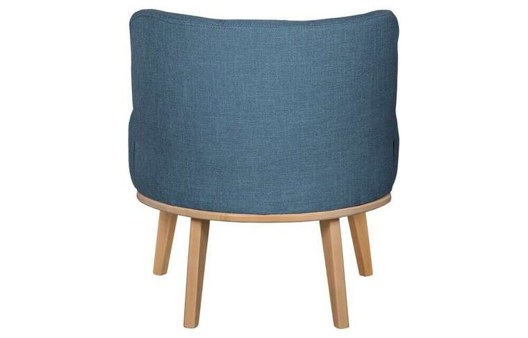 Кресло Жирон синего цвета