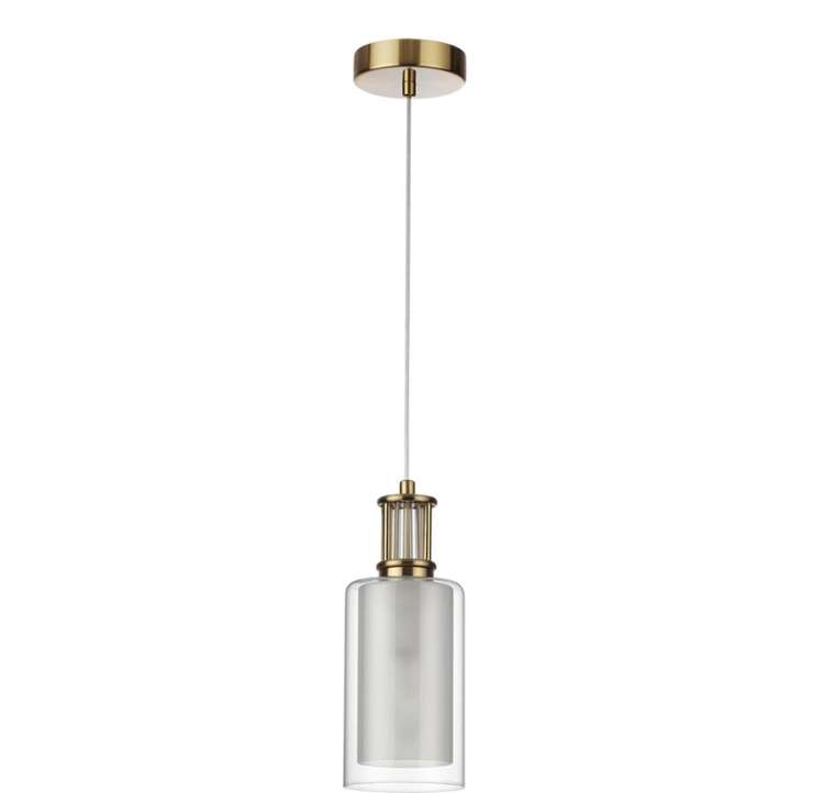 Подвесной светильник Odeon Light Saga 5088/1A античная бронза/стекло E14 1*40W