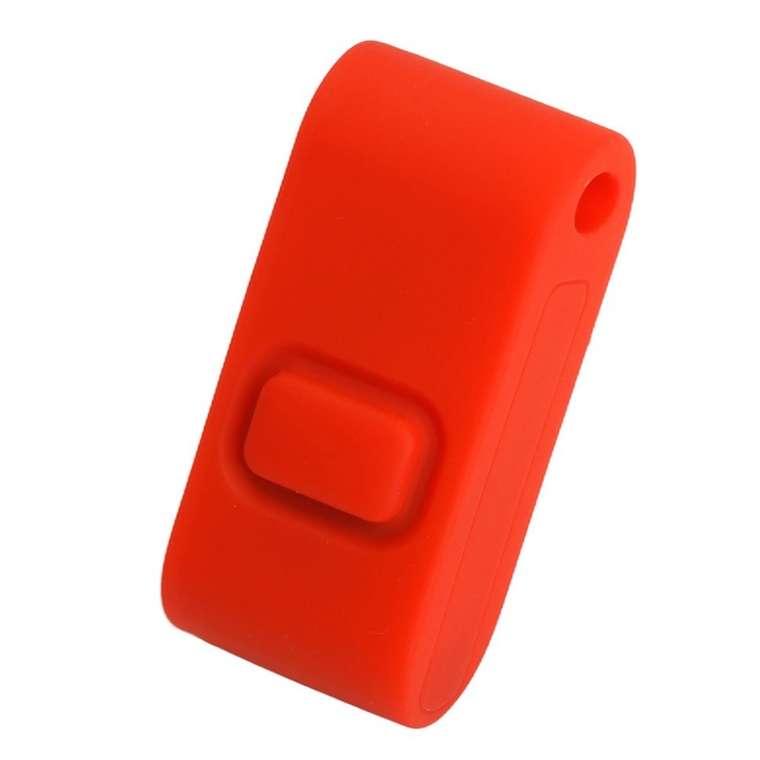 Выключатель беспроводной SMART 7мВт IP65 одноклавишный soft-touch красный Feron TM85 48880