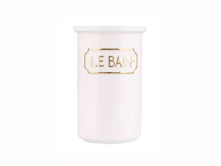 Стакан для зубных щеток Le Bain blanc белого цвета