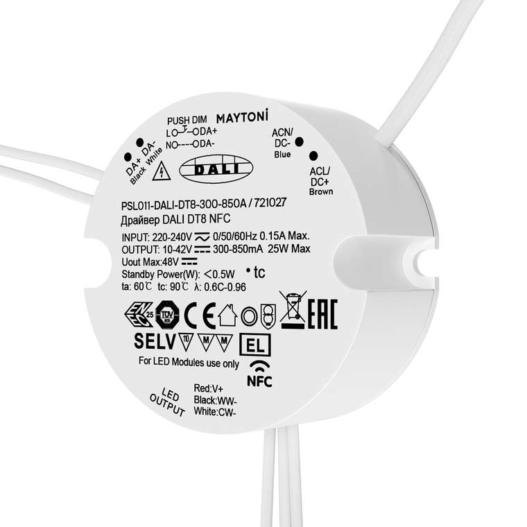 Источник тока Lighting control 721027 Источники тока DALI