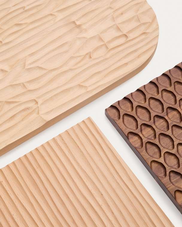 Стеновая панель из четырех частей Trivax бежево-коричневого цвета