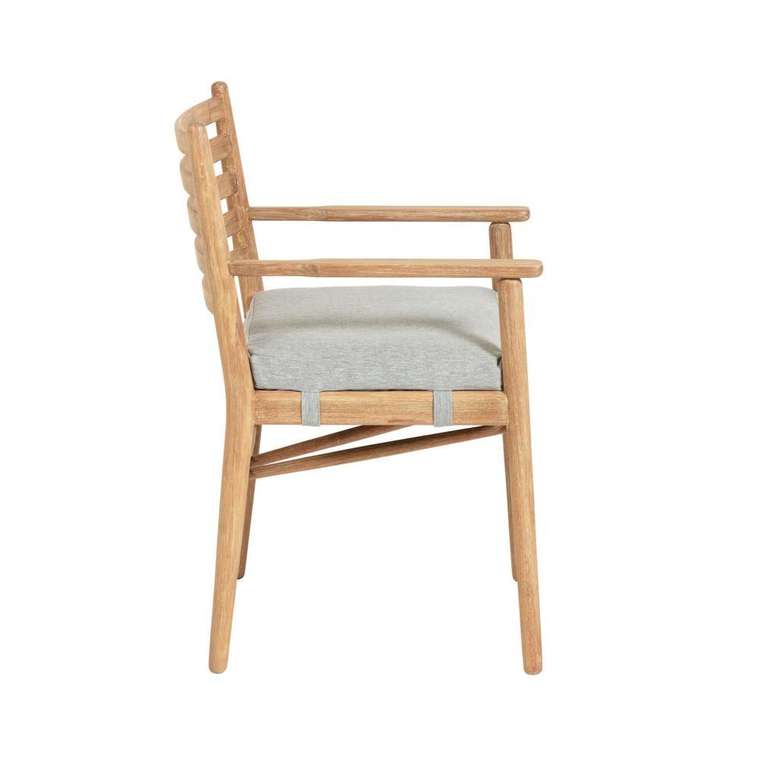 Деревянный стул Simja chair с подлокотниками