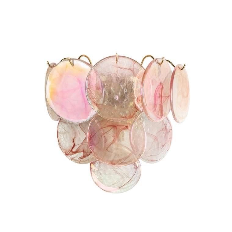 Настенный светильник Lolly 10492W Pink (стекло, цвет розовый)