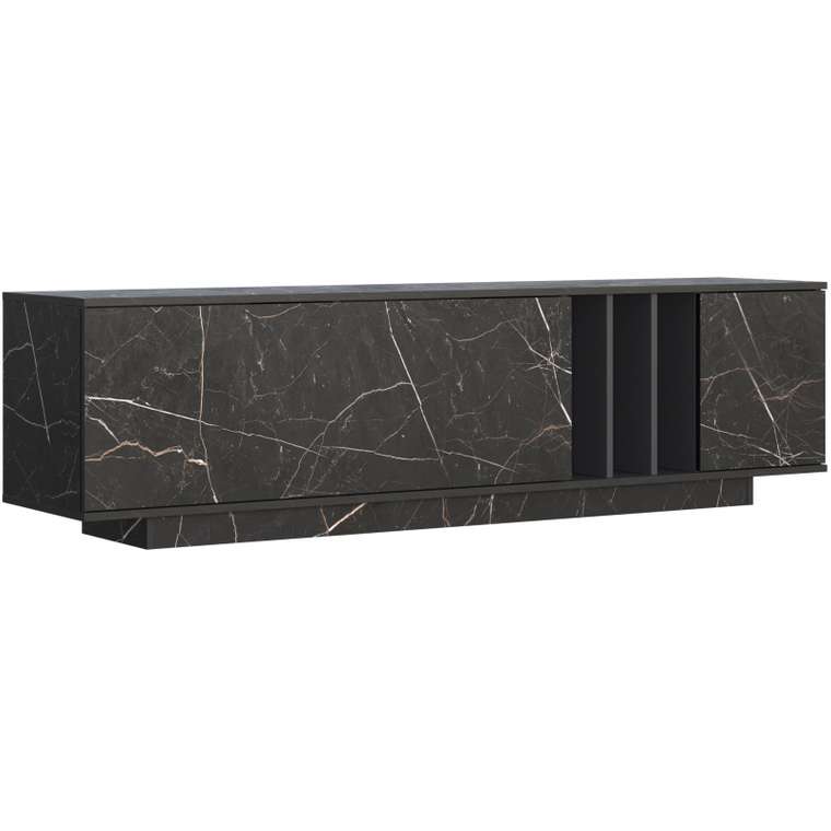 Тумба под телевизор Ильсана темно-серого цвета