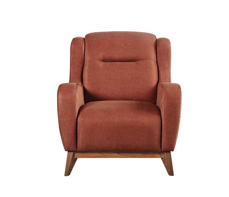 Кресло Laris Armchair коричневого цвета