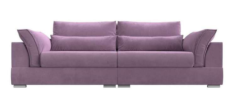 Прямой диван-кровать Пекин сиреневого цвета