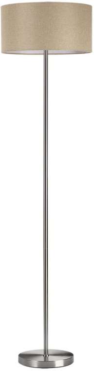 Торшер Lumion Nikki 8250/2F никель/бежевый, металл/текстиль Е27 2*60W 220V