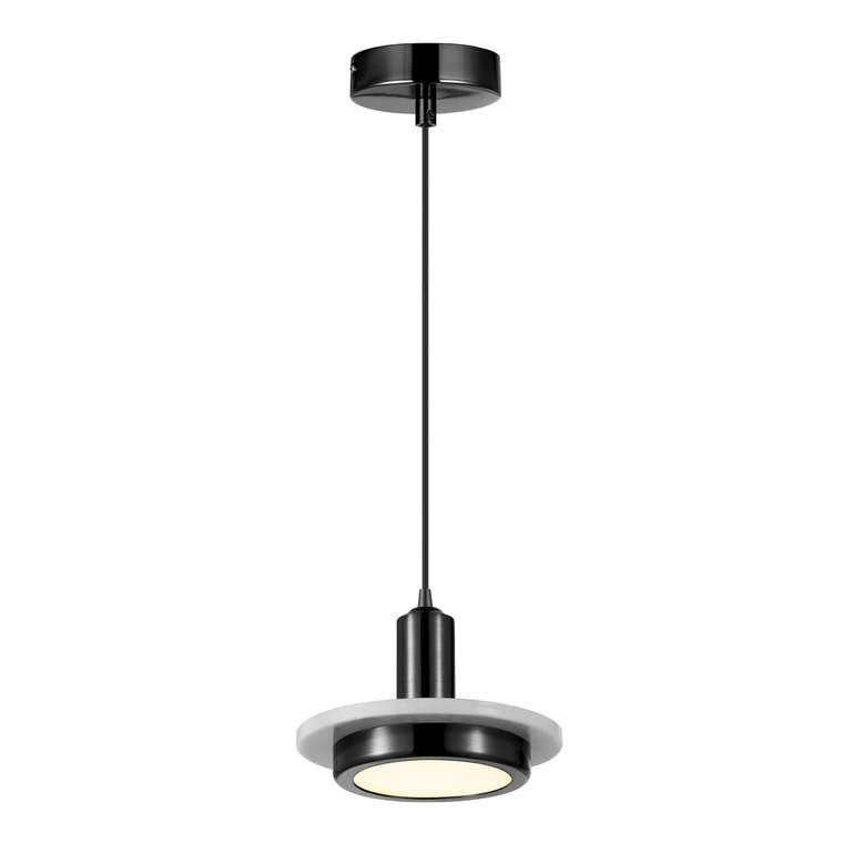 Подвес ST-Luce Черный/Черный, Белый LED 1*12W 3000K OLTARNO