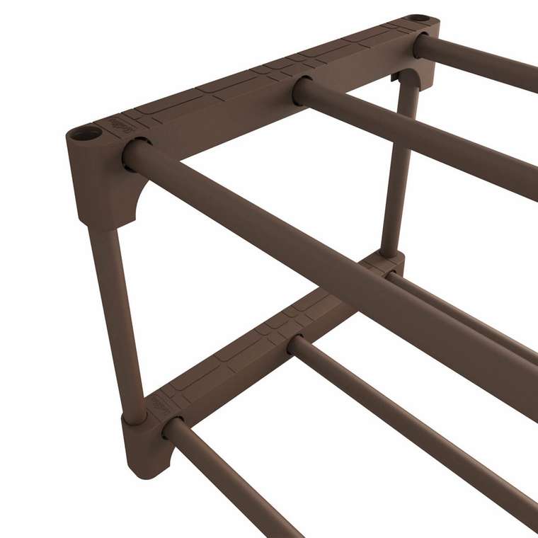 Полка для обуви SHT-SR3-P коричневого цвета