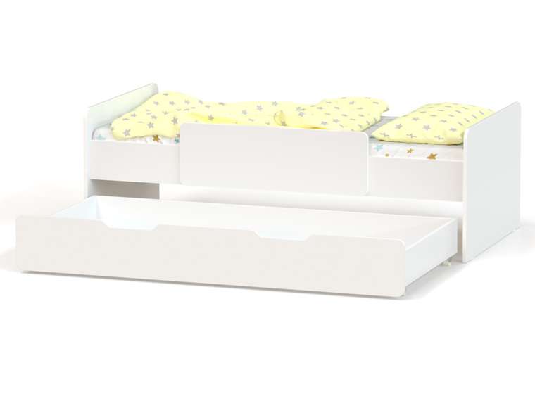 Детская кровать Ridgimmi 6.1 80х180 белого цвета