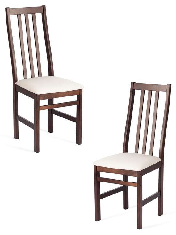 Набор из двух стульев Sweden бежево-коричневого цвета