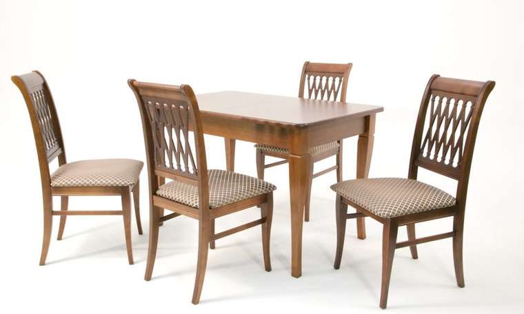 Обеденная группа Моцарт коричневого цвета