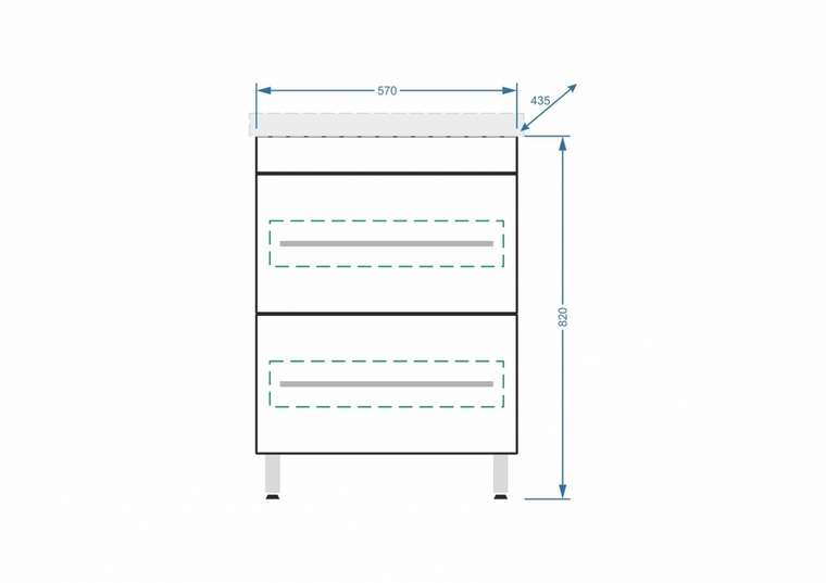 Тумба для комплекта Ванесса