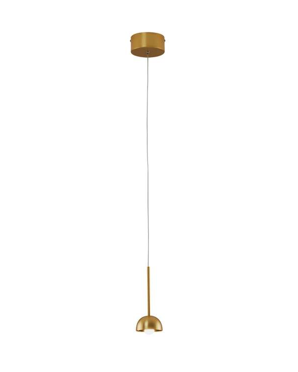Подвесной светодиодный светильник Fiona золотого цвета