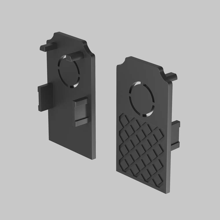 Комплектующие для встраиваемой трековой системы Technical TRA034EC-42B Accessories for tracks Exility Магнитная трековая система 23мм EXILITY