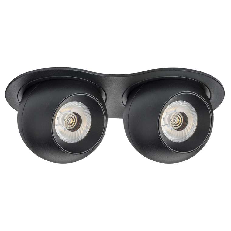 Светильник INTERO LED 9W*2 850LM*2 24G ЧЕРНЫЙ 4000K (217627+217074+217074)