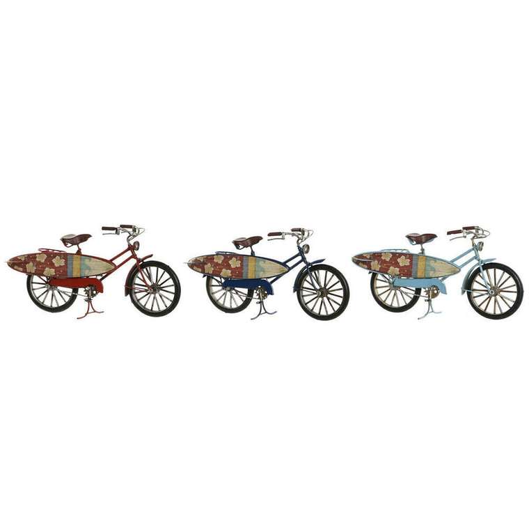 Декоративная фигура 27 x 9,5 x 14,5 cm (3 штук) Велосипед