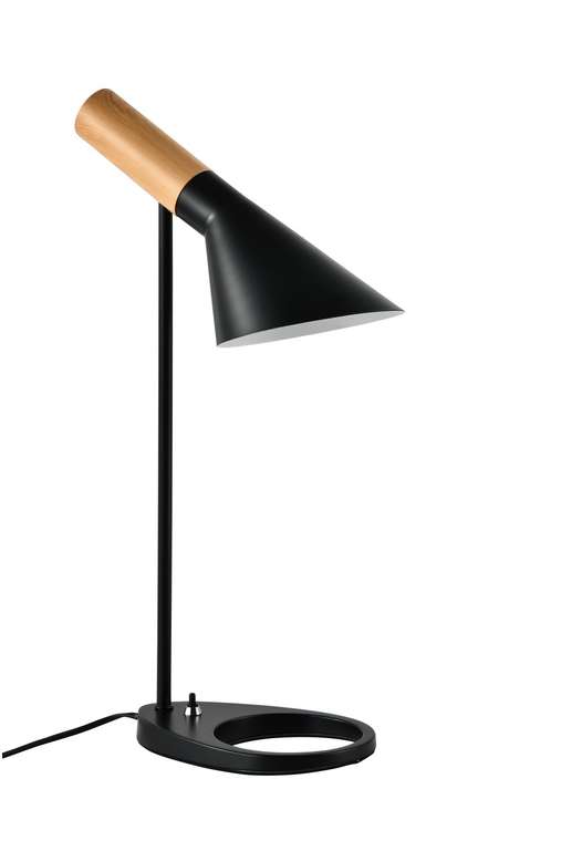 Лампа настольная Turin черного цвета