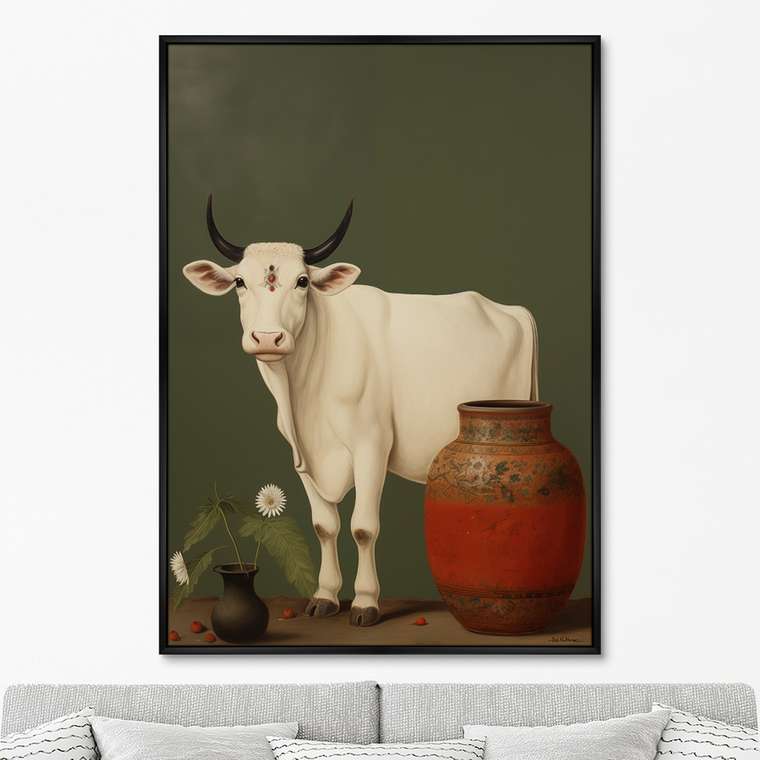 Репродукция картины Cows, No 2, 2024г.