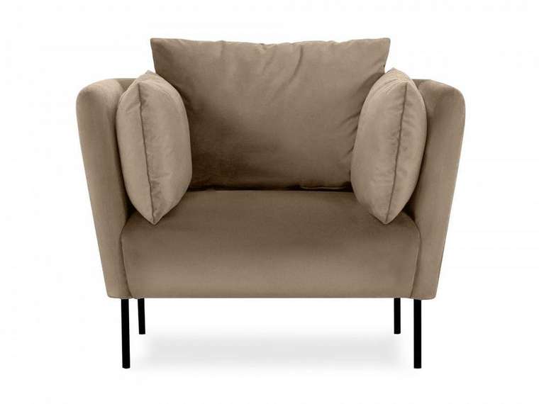 Кресло Copenhagen серо-коричневого цвета