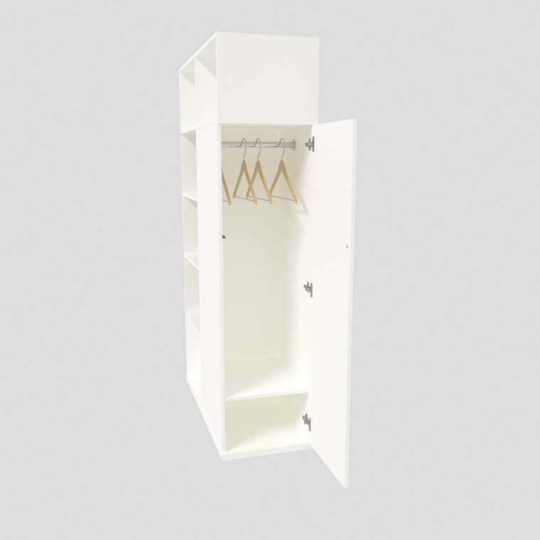 Перегородка-шкаф Разделение П3110.1 белого цвета