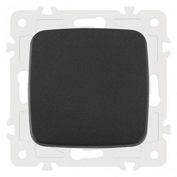 Выключатель одноклавишный без рамки 205.30-1.black