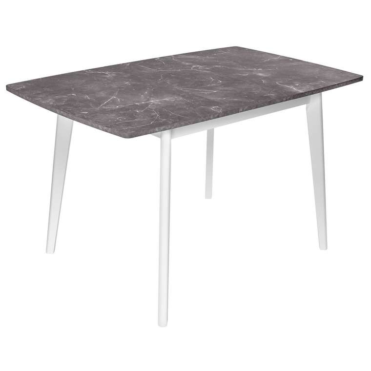 Раздвижной обеденный стол Oslo серого цвета