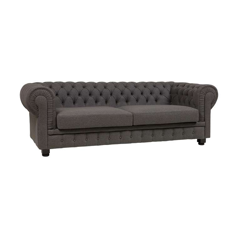 Диван Chesterfield Sir William серый кашемир