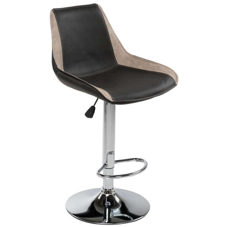 Барный стул Kozi черно-серого цвета