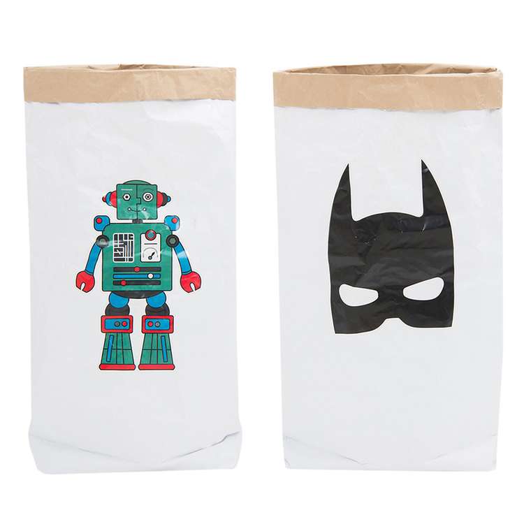 Эко-мешок для игрушек Batman из крафт-бумаги