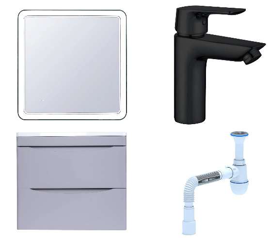 Комплект: Мебель для ванной Бергамо