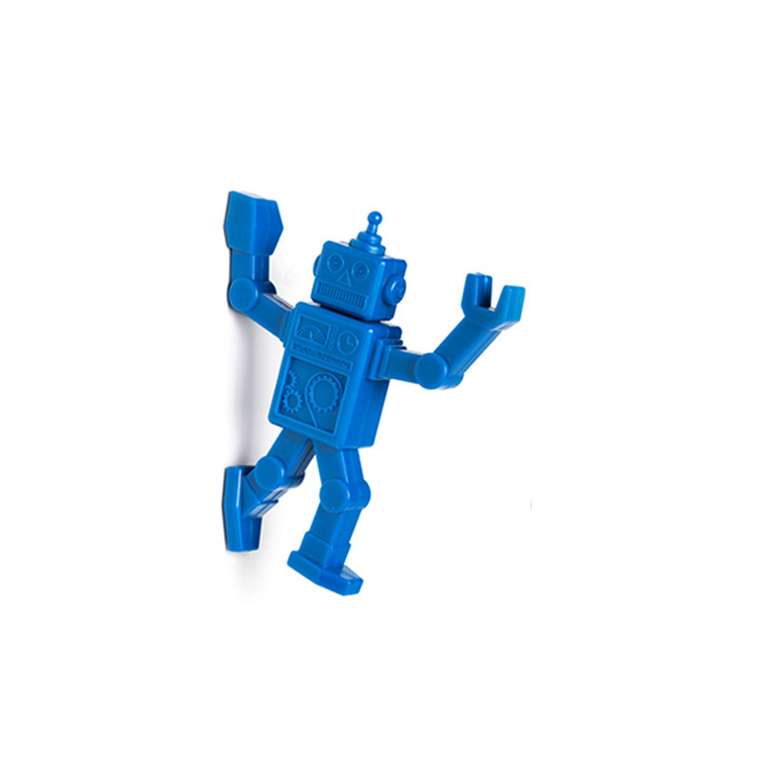 Магнитный крючок для холодильника Peleg Design  robohook синий