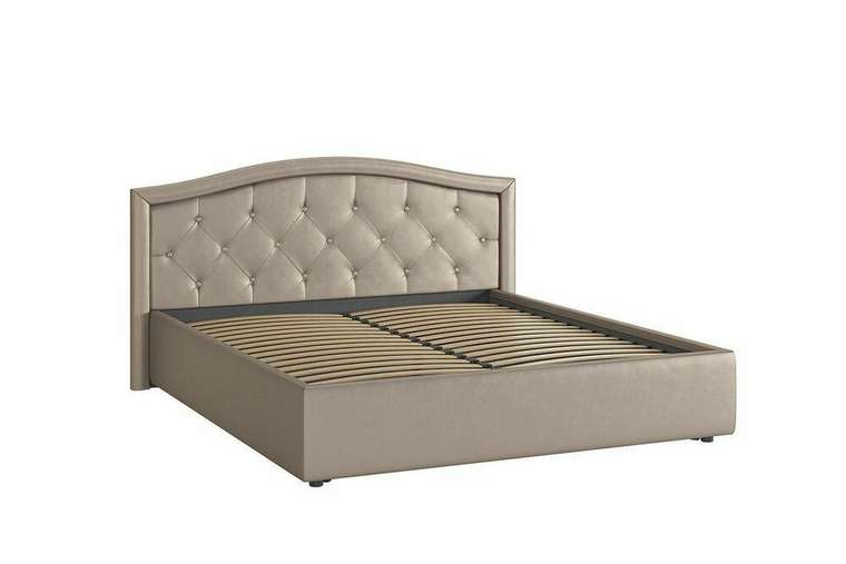 Кровать Верона 160х200 броонзового цвета без подъемного механизма