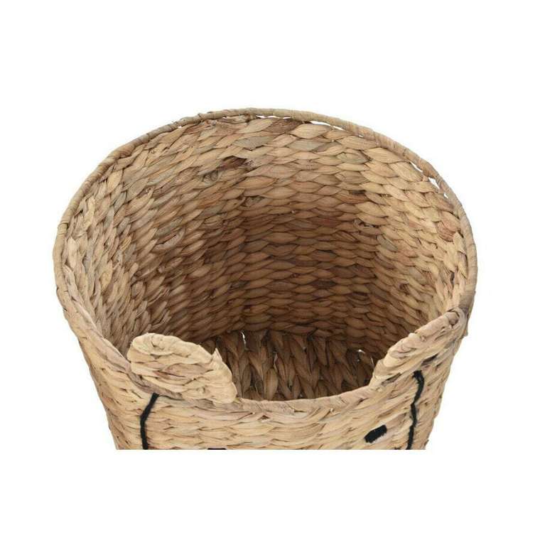 Корзина DKD Home Decor Тропический Животные тростник (35 x 35 x 35 cm) (4 штук)