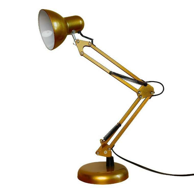 Настольная лампа TLI-221 GOLD E27 (металл, цвет золото)