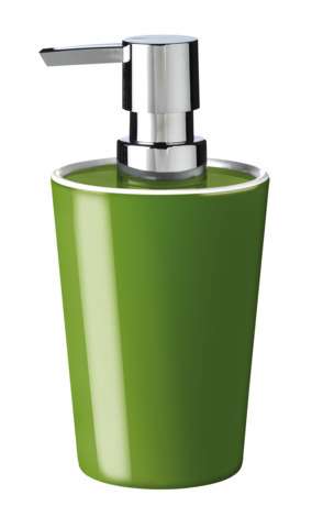 Дозатор для жидкого мыла Fashion зелёного цвета