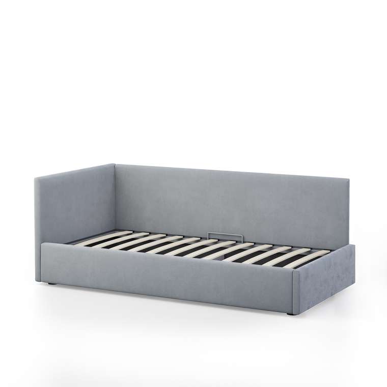 Кровать Меркурий-2 80х190 серого цвета с подъемным механизмом