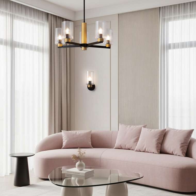 Потолочный светильник Freya FR2051CL-05BBS Ombre Classic