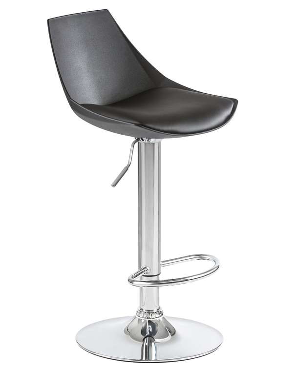 Стул барный Rocky черного цвета