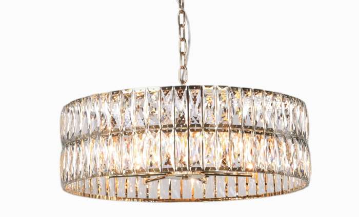 Подвесная люстра хрустальная Newport 10120 10125+3/C gold new