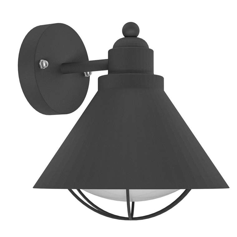 Уличный настенный светильник Barrosela черного цвета